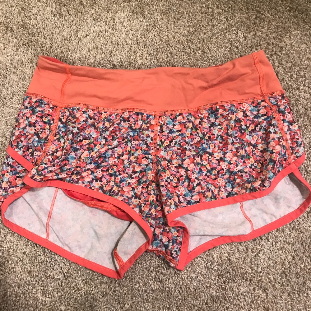 Lululemon speed shorts